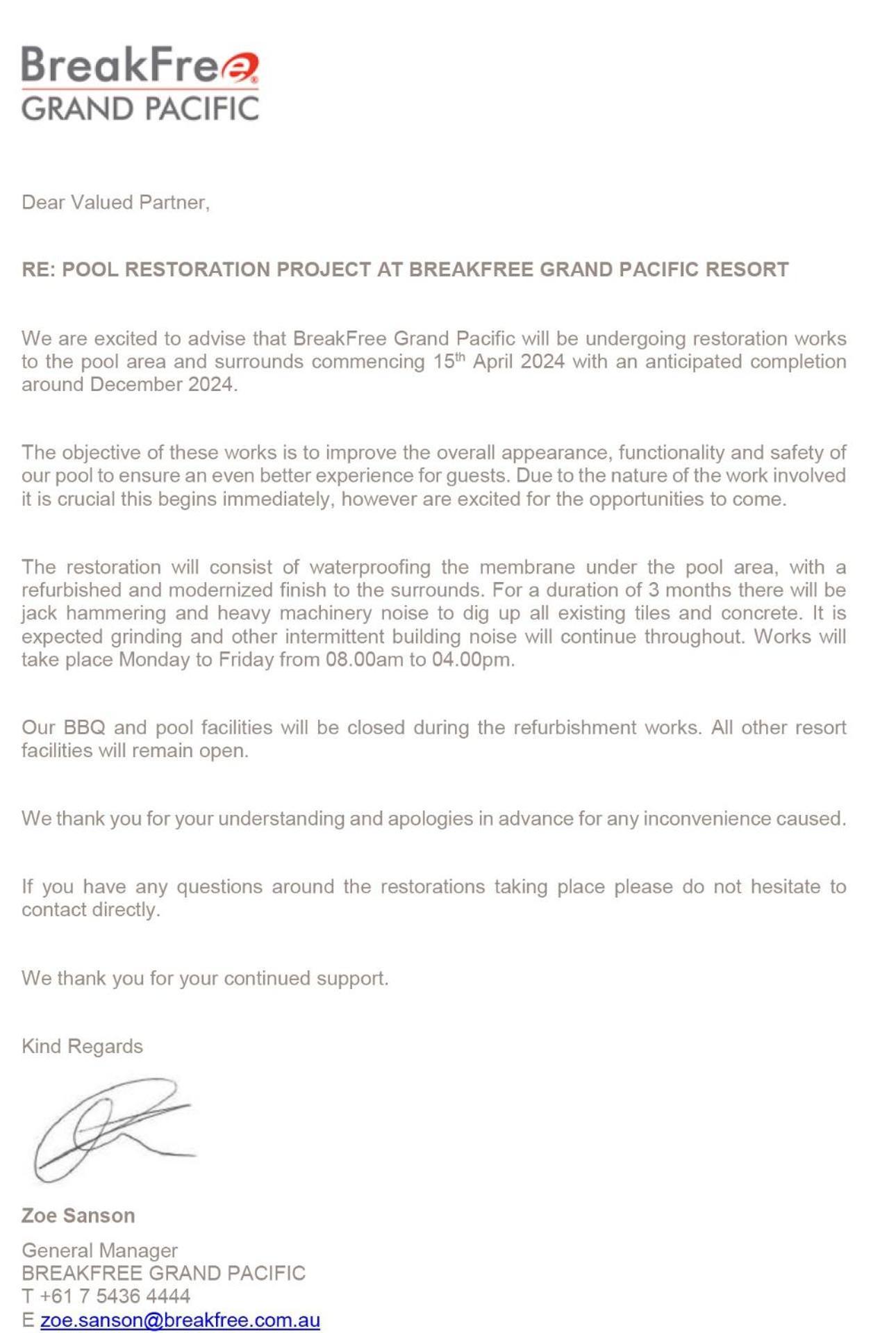 Breakfree Grand Pacific Aparthotel Калундра Екстериор снимка